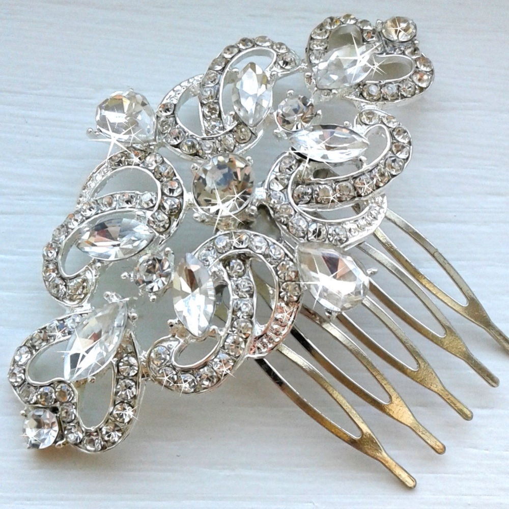 Crystal Hair Comb (New)